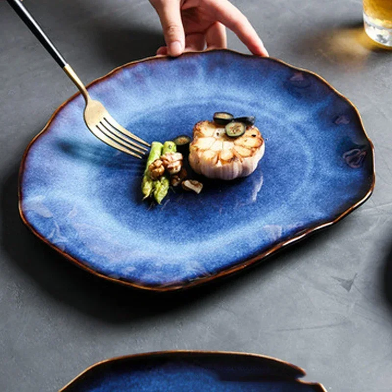Indigo Crest Luxury Plates