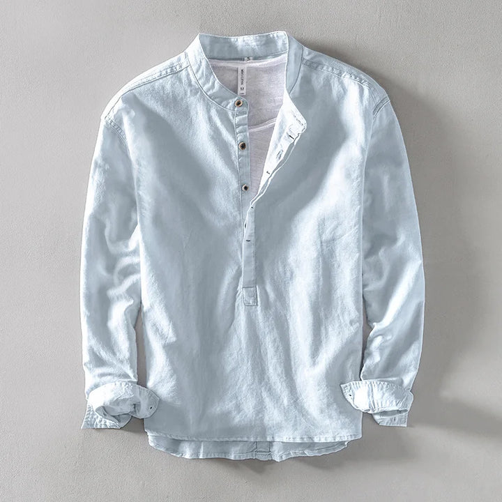 Ralph's Linen Mandarin Shirt