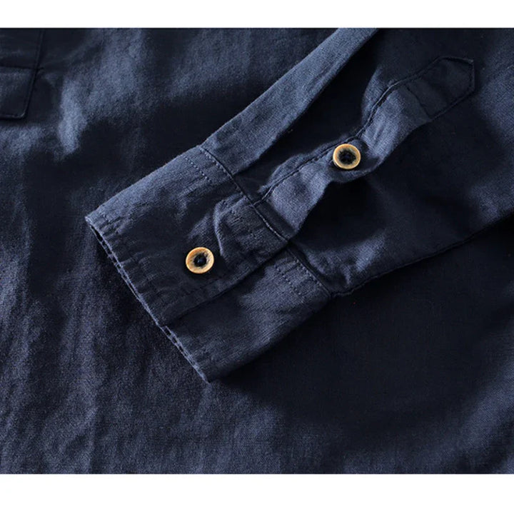 Ralph's Linen Mandarin Shirt