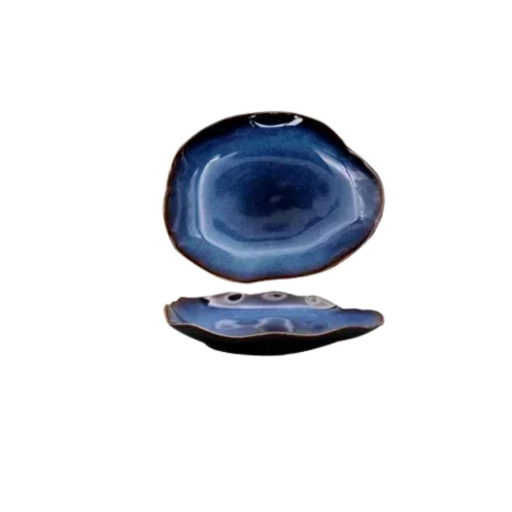 Indigo Crest Luxury Plates